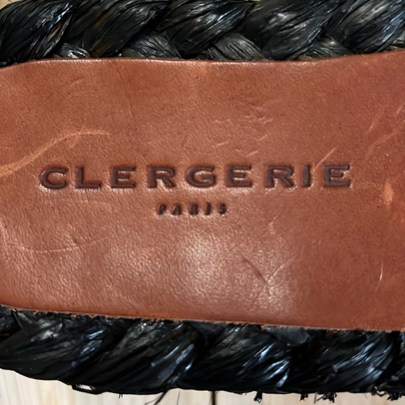 Robert Clergerie raffia black sandals - Picture 8 of 9